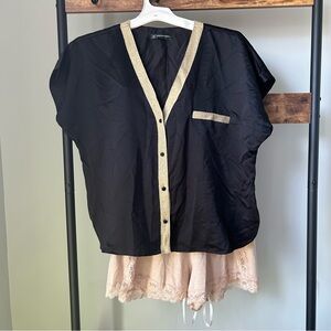 INC intimates women’s 2 pieces short sleeves and short bottoms phs set size L